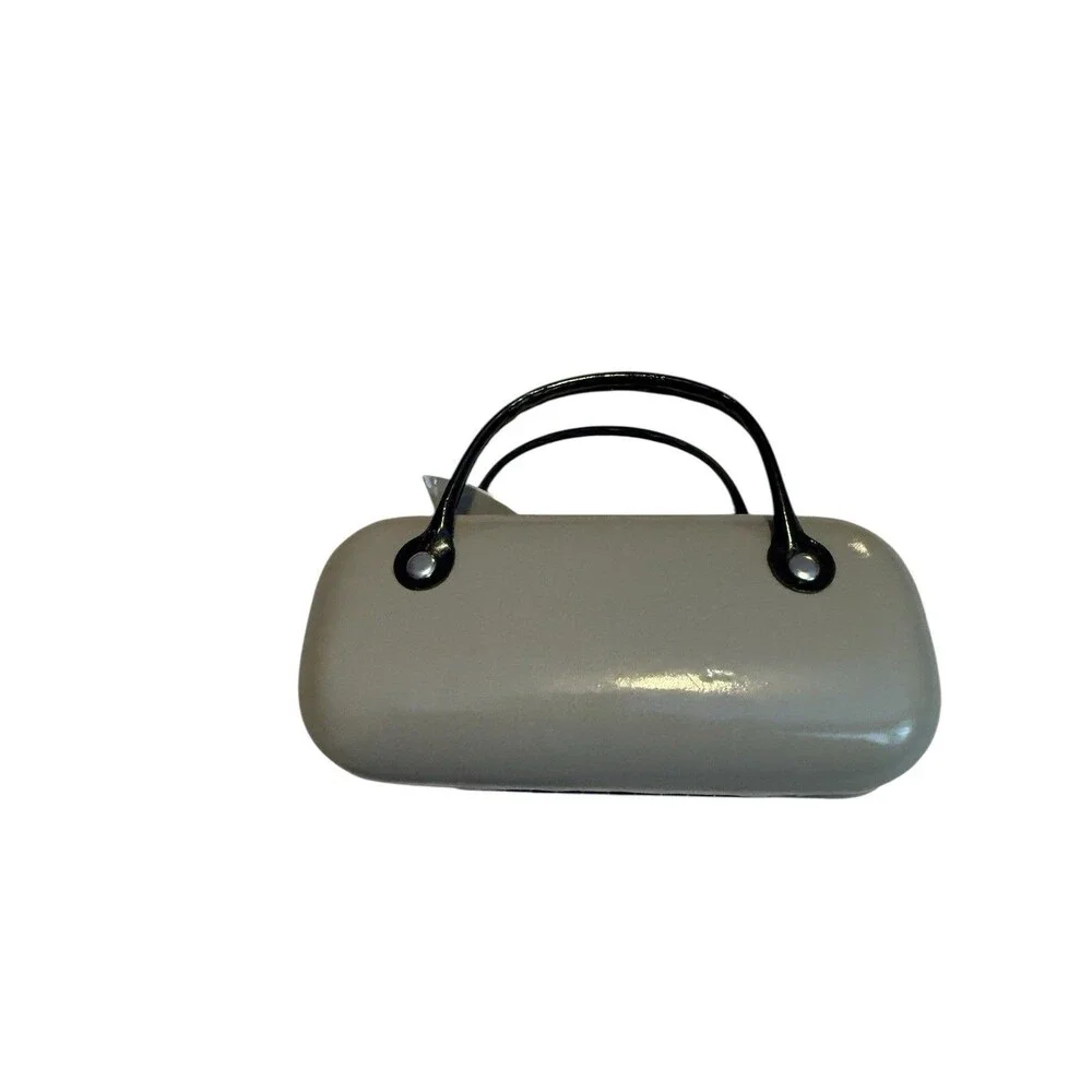 Shark Themed Eye Glasses Carrier Gray Red Handles